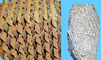 cellulose and aspen pads